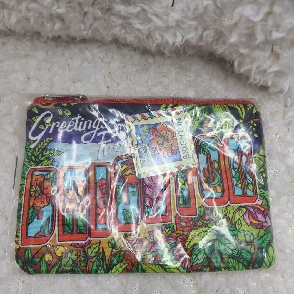 Brighton Bags‎ Greetings From Brighton Postcard Pouch NWT